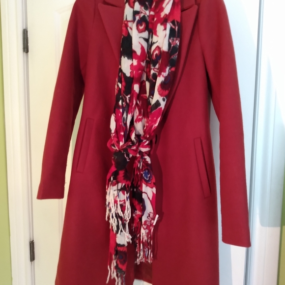 Rust-red color coat - Picture 2 of 8